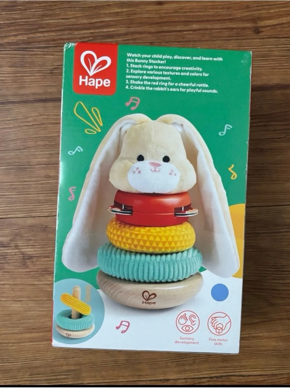 Hape bunny stacker
